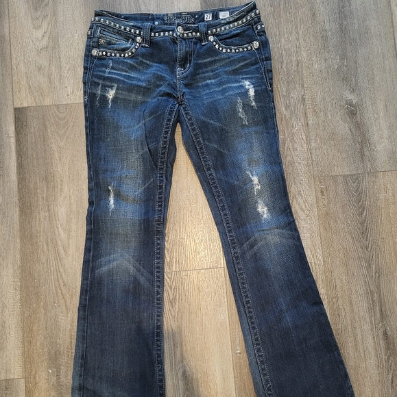 "Miss Me" Boot Cut Jean - Picture 1 of 12